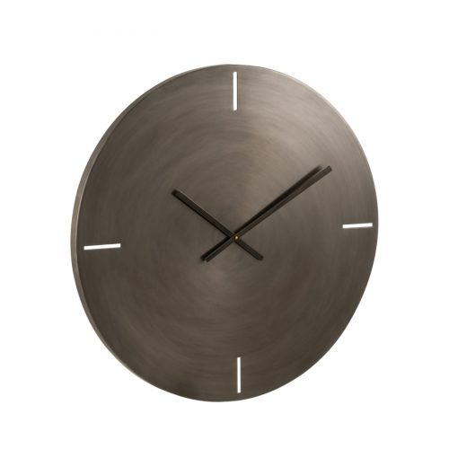 Clock Metal Dark