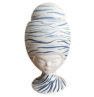 Sister Helen With Blue Decors