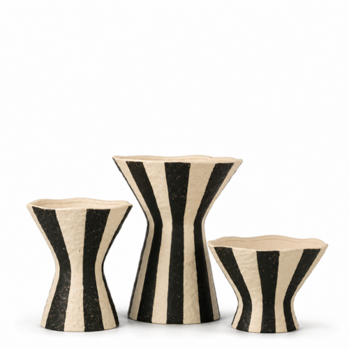 Striped Vases