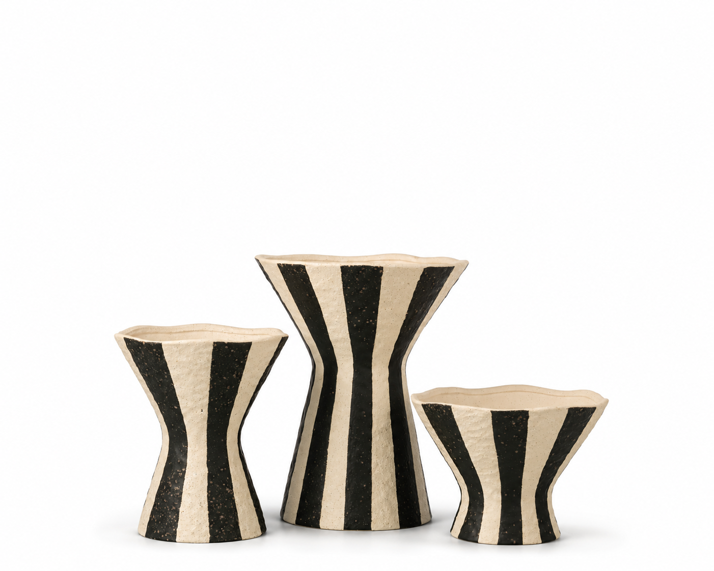 Striped Vases