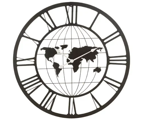 CLOCK WORLD MAP