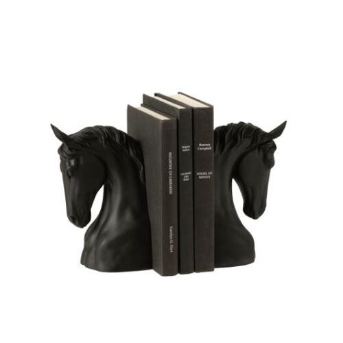 SET OF 2 BOOKEND HORSE