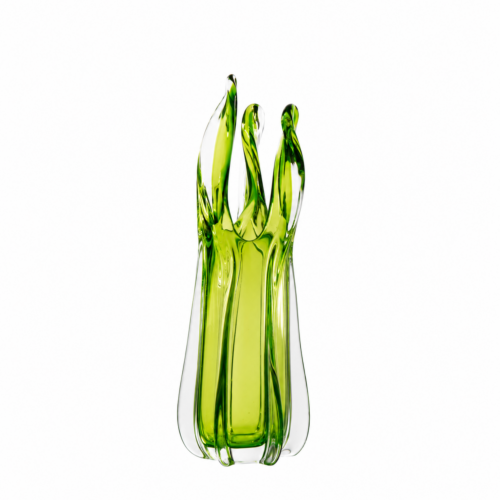 Serena Glass Green Vase Large