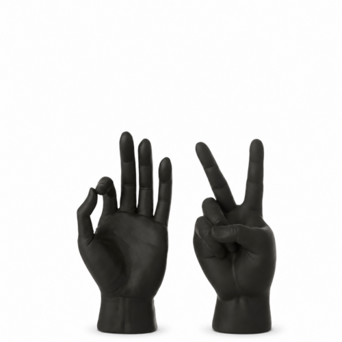 Set Of 2 - Sign Language Figurines