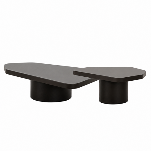 'BRUXELLES' BROWN COFFEE TABLES