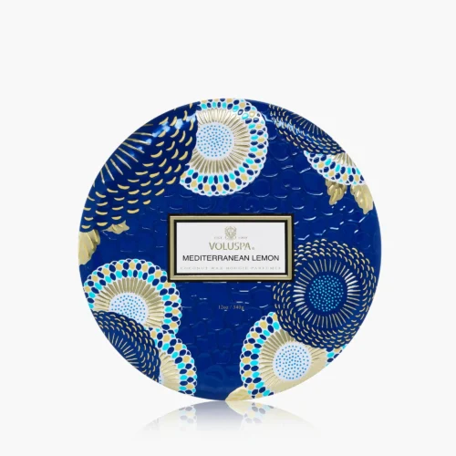 Mediterranean Lemon - 3 Wick Tin Candle 340g