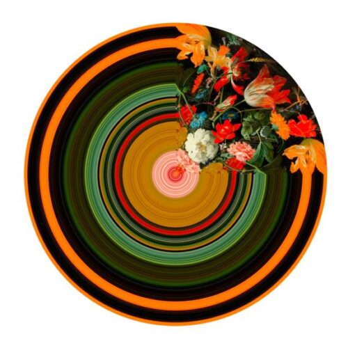 GLITCH ROUND QUARTER Ø200cm