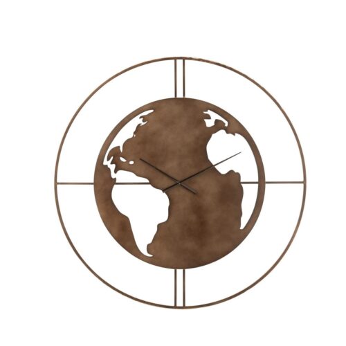 CLOCK WORLD MAP HOLES